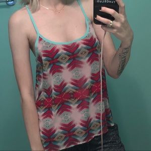Small tank top blouse